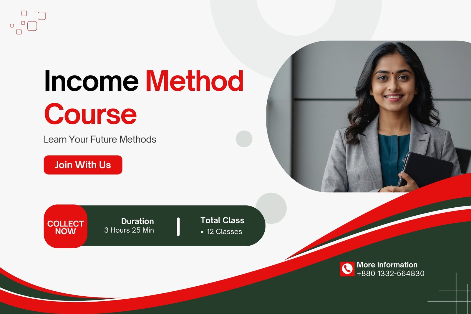 Income Methods Course